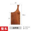 Tabla de Madera de Ébano para Filete Tabla de Pan Occidental de Sapele Bandeja para Frutas y Filetes Plato de Madera Maciza Tabla para Pizza Plato para Cena de Filete