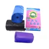 Bolsas de Basura Gruesas para Uso Doméstico, Duraderas y No Fáciles de Romper, Negras y de Colores, Bolsas de Plástico Desechables Perforadas al por Mayor