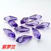 Adorno para la cabeza DIY Cortina de cuentas de iluminación Cuentas Accesorios Acrílico Cristal de imitación Gota de agua Transparente Cuentas sueltas Joyería Borla Colgante