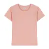Camiseta de algodão infantil de verão infantil gola redonda manga curta estampa figura Uniforme de classe de jardim de infância escola primária unha LOGO