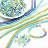 3 * 6MM espaciadores de rueda brillantes cuentas de imitación de jade cristal de cristal cuentas accesorios para joyería DIY pulsera pendientes accesorios para collar