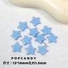 [Días nevados] Material hecho a mano de invierno corazón de niña Serie Azul Blanco cadena para teléfono móvil de nicho colgante ccd cuentas