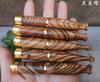 Portacigarrillos de Madera Maciza de Sándalo Filtro Limpiador de Humo Set de Cigarrillos Saludables para Hombre Cigarrillo Grueso y Delgado de Doble Uso Portacigarrillos de Tronco Núcleo de Filtro