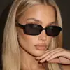 Nuevas Gafas de Sol Cuadradas Retro para Mujer Montura de Gafas Estilo Americano para el Trabajo Estilo de Moda Gafas de Sol Estilo Callejero