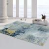 Alfombra de Franela Nórdica de Lujo Ligero Sala de Estar Alfombra Grande Abstracta Dormitorio Alfombra de Cabecera Manta Completa Alfombra Suave y Delicada con la Piel