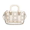 Bolso de Cubo Portátil Nicho Simple y Versátil Estilo Coreano para Mujer 2025 Verano Nueva Moda Bolso de Hombro Cruzado