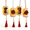 Decoraciones de linternas para el Festival de Medio Otoño, colgantes de linternas luminosas de estilo antiguo, arreglos para escenas festivas, pequeños colgantes de linternas
