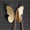 Dos Mariposas Gancho de Ropa de Latón Lujo Ligero Sala de Estar Entrada Gancho de Pared de Entrada Gancho de Baño