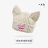 Boina Nueva de Lana Otoño e Invierno Gorra Artística Vintage de Pintor Cortavientos Cálida Simple Gorra Grande para Cabeza DMZ103