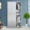 Armario de acero inoxidable 304, gabinete para empleados, armario para taller libre de polvo, gabinete multi-puerta, armario colgante 201, gabinete de almacenamiento de acero inoxidable