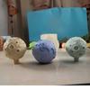 3D Terra Lua Forma Silicone Vela Molde Gota Gesso Molde de Silicone BK8134 BK8228