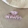 ¡Estilo Dulce! Pinza para el Cabello Floral Rosa para Mujer, Hecha de Acrílico Acetato, Lindo Accesorio para el Cabello, Accesorio para Fotos