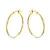 Brincos Material Cobre Novos Populares Brincos de Círculo Dourado Prata Luxo Leve Zircônia Microcravejada Brincos Atacado
