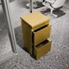 Gabinete de Corte de Cabello de Acero Inoxidable para Peluquería, Estante de Almacenamiento para Peluquería, Carrito Gabinete Pequeño, Gabinete Simple para Herramientas de Barbería