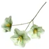 3 flores de tulipa abertas artificiais para decoração de salão de casamento, arranjos florais e decoração de casamento