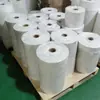 Em Estoque 65-120g Rolo Mãe Papel Glassine Branco Dupla Face Silicone, Papel Isolante Laminado, Papel Óleo Silicone Antiaderente Cortado