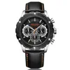 Reloj para Hombre MEGIR Tendencia Multifuncional Cronógrafo Calendario Deportivo Cuarzo para Hombre 2070