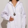 Collar con colgante de hoja del árbol de la vida, diseño retro clásico transfronterizo europeo y americano, collar de suéter con clavícula a juego para mujer