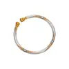 Pulsera de Calabaza Esmaltada Chapada en Oro Antiguo de Plata Pura al 99.99% Nuevo Estilo Chino Pulsera de Plata Pura Ajustable