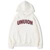 H7010#250g Sudadera con Capucha de Lana Coreana Estilo Ins con Letras, Sudadera Holgada, Chaqueta Pulóver de Manga Larga