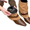 Aumento interno de 5 cm, punta cuadrada, botines, marrones, estilo Melard, botines de mujer, otoño/invierno 2026, efecto adelgazante, botas vaqueras western