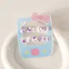 Set de Manicura Infantil para Niños de 3-6 Años 12 Piezas Removible y DIY Pegamento de Gelatina Larga Duración Impermeable y No Dañino para las Uñas Venta al Por Mayor