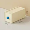 Caja de Almacenamiento para Escritorio Dopamina Caja Organizadora Cuadrada con Cajón para Estudiantes Apilable para Almacenar Gabinetes de Almacenamiento Papelería