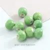Rabanete verde em forma de osso contas de cerâmica pulseira colar acessórios contas soltas DIY material para joias artesanais contas