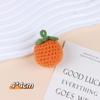 Colgante de fruta tejida colgante llavero tejido a mano lindo Fresa Manzana de Caramelo accesorios decoración Caqui