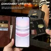 Funda tipo cartera abatible de cuero PU para teléfono, cubierta tipo libro, cubierta protectora, adecuada para Realme 15X 5g