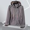 2024 Nueva Marca de Moda Ropa de Protección Solar para Pareja Ligera Transpirable Sombrilla Protección UV Piel Camisa Color Sólido Exterior