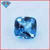 Huagang Gema Fertilizante Cuadrado 120# Cristal Afilado Azul Piedra Desnuda Venta al por Mayor Color Artificial Azul Gema de Cristal Afilado Piedra Desnuda