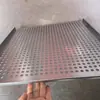 Bandeja de malla perforada para secar hojas de té y hierbas, Bandeja perforada de acero inoxidable 304, Bandeja perforada con circulación de aire caliente