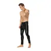 Ropa Íntima Sexy para Hombre de Comercio Exterior, Pantalones Ajustados de Cuero Patentado, Pantalones de Performance para Escenario de Discoteca DS, Envío Directo