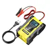 Batería de Litio de 12.6V Cargador para Baterías de Plomo-ácido de 12V/24V y Baterías de Litio-hierro-fosfato Cargador de Baterías para Coche y Motocicleta
