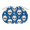 Capas Halloween Negras Unisex para Niños Hechas a Medida de Fábrica con Estampado de Calavera y Cordón, Ropa Estilo Europeo y Americano