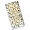 Cabeças de Flores de Sabão Lírio, Flores Aromaterapia Simuladas, Caixa de Presente Buquê de Flores Eternas, Materiais Artesanais DIY Atacado
