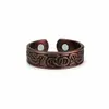 Anillos de Energía Magnética Retro Color Cobre Rojo Europeos y Americanos Transfronterizos para Hombres y Mujeres, Anillos Magnéticos Abiertos al por Mayor
