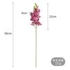 Pintura a óleo simulação de cor sentir grande flor Huilan abraço balde lanche de Ano Novo flor decoração simulação flor falsa 11 flor cymbidium