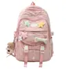 Mochila Coreana Ins Nueva de Aspecto Elegante, Fresca y Dulce para Estudiantes de Secundaria y Preparatoria, Multicompartimentos, Ligera, Gran Capacidad