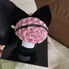 [En Stock] Nuevo Producto Cubo de Abrazo con Lazo Mediano Caja de Regalo con Flores Preservadas