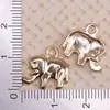 Colgantes Versátiles en Forma de Elefante, Más Vendidos Transfronterizos en Oro y Plata, Disponibles en Varios Tamaños, Colección de Accesorios para Joyería DIY