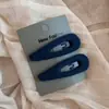 Pinza para Flequillo de Felpa con Forma de Gota de Agua para Otoño e Invierno, Pinza Lateral Versátil, Pasador de Lujo Ligero, Accesorio para el Cabello con Acabado de Alta Gama