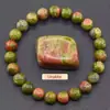 Pulsera Popular Transfronteriza Temu Xiyin Tk con Cuentas Hecha de Aventurina Verde Ojo de Tigre Pulsera Elástica Hecha a Mano