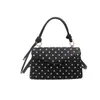 Bolsa Casual Nueva de Otoño 2026 Estampado de Lunares Elegante de Moda Hombro Único Cruzada de Hombro de Mano Pequeña Cuadrada para Mujer
