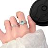 Anillo abierto de circonita de color con diseño de amor para mujer, novedad de primavera y verano 2024, anillo de dedo personalizado, anillo de diseño de nicho