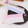 Nueva Bolsa de Lápices Pequeña Floral Suave Versión Coreana Linda Portátil Bolsa de Papelería Estuche para Lápices Bolsa de Almacenamiento para Monedas y Artículos Varios para Mujeres