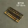 Tapetes Pequenos de Bambu na Cor Original Que Não Desbotam, Tapetes para Churrasco, Tapetes Decorativos Longos de Bambu, Tapetes de Isolamento Térmico, Porta Copos de Chá, Porta-Panelas de Bambu, Bandejas para Frutos do Mar