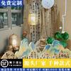 Estilo Chinês Caligrafia Layout de Sala de Aula Decoração Criação Ambiental Obras Exibição Adesivos de Parede Instituição de Treinamento Aula Pintura Cultural Cenas Antigas