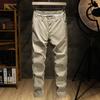 Pantalones Casuales de Moda Urbana para Hombre Combinan con Todo Pantalones de Pierna Recta de Moda de Algodón Puro Coreano Pantalones Deportivos Sueltos de Talla Grande Suministro Directo de Fábrica